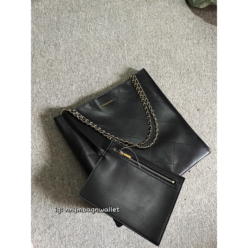 Túi đeo vai kèm ví chất da lì