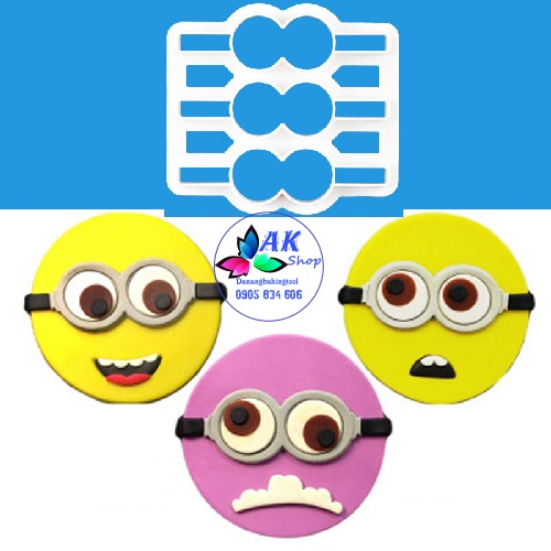 KHUÔN CUTTER NHỰA ( KÍNH MINION 2 TRÒNG)