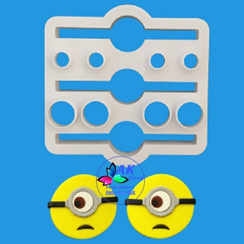 KHUÔN CUTTER NHỰA ( KÍNH MINION 1 TRÒNG)