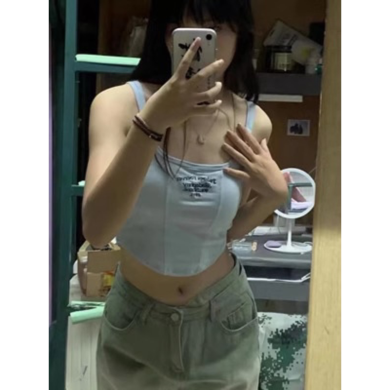 Áo croptop dáng corset DA630