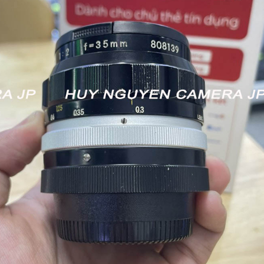 ỐNG KÍNH Nikon 35 F2 O NON AI  . LENS QUAY TAY MF