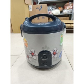 Thanh lý nồi cơm điện sharp 2.2l nắp gài chống dính hàng chính hãng đã qua sử dụng còn mới tới 80%