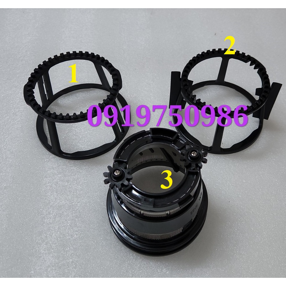 Phụ kiên tách lẻ lưới lọc bã máy ép trái cây chậm SAVTM JE07, JE31, JE35 hàng chính hãng