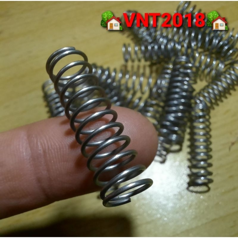 Lò xo nén inox phi 8mm sợi 0.8mm dài 25/28/36mm