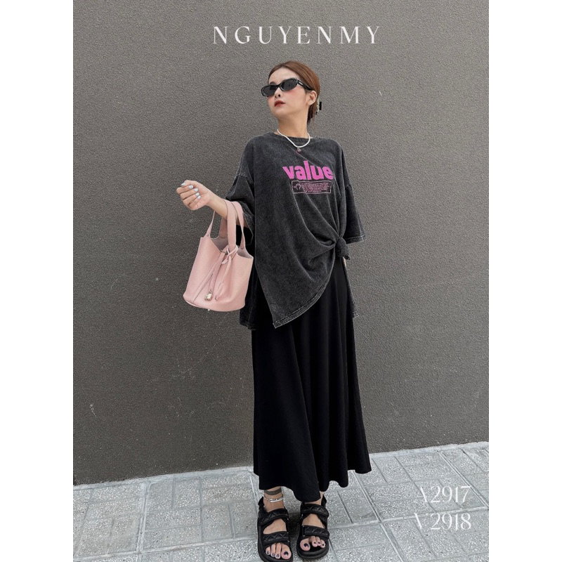 Chân váy thun dẻo Thái dáng xoè