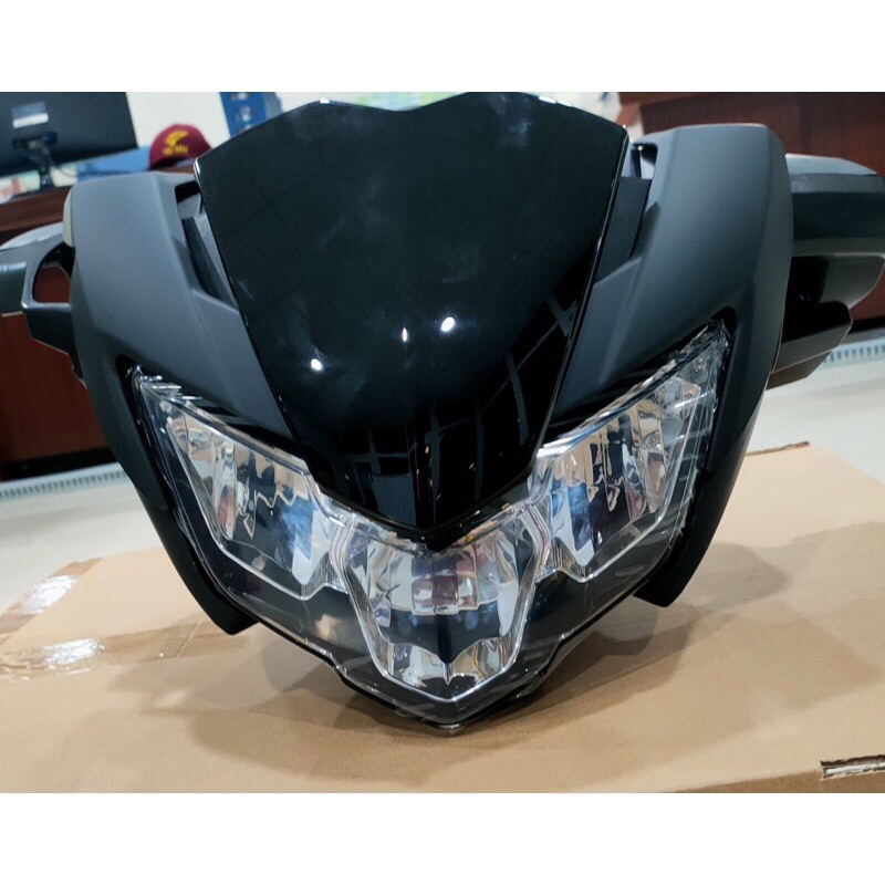 Bộ đầu đèn EX150 2019 cho EX150 đời cũ 2015 - 2018  chưa có ĐH - MÀU ĐEN