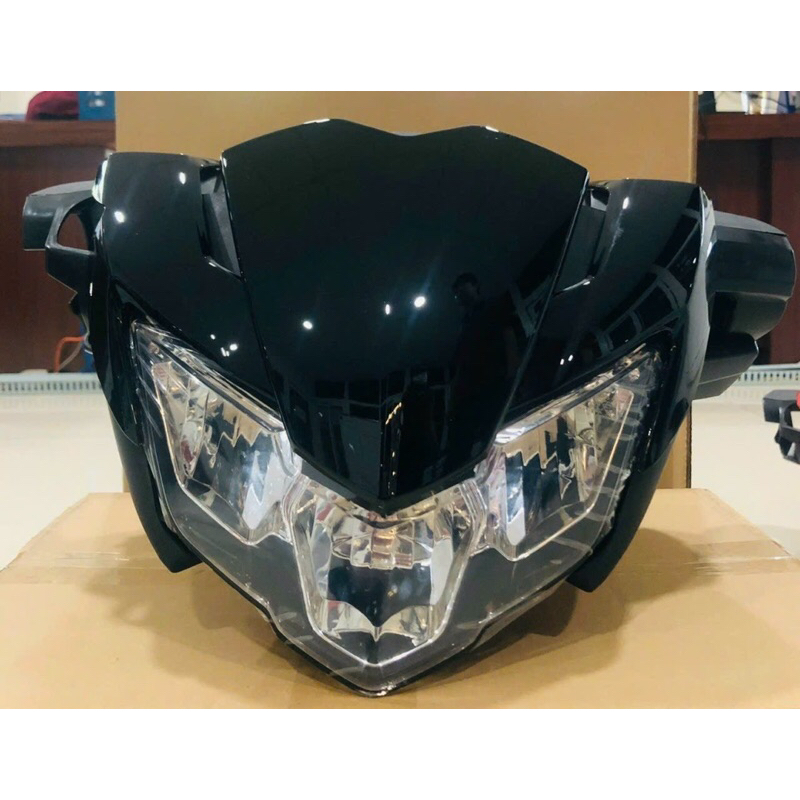 Bộ đầu đèn EX150 2019 cho EX150 đời cũ 2015 - 2018  chưa có ĐH - MÀU ĐEN