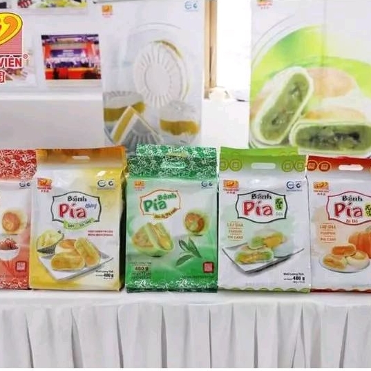 Bánh pía kim sa Tân Huê Viên túi 12 cái x 40g
