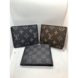(Full Box) Ví Da LV Nam,Nữ Caro,Bóp Da Nam Kẻ caro,hoa văn,2 mầu sang trọng,bền đẹp