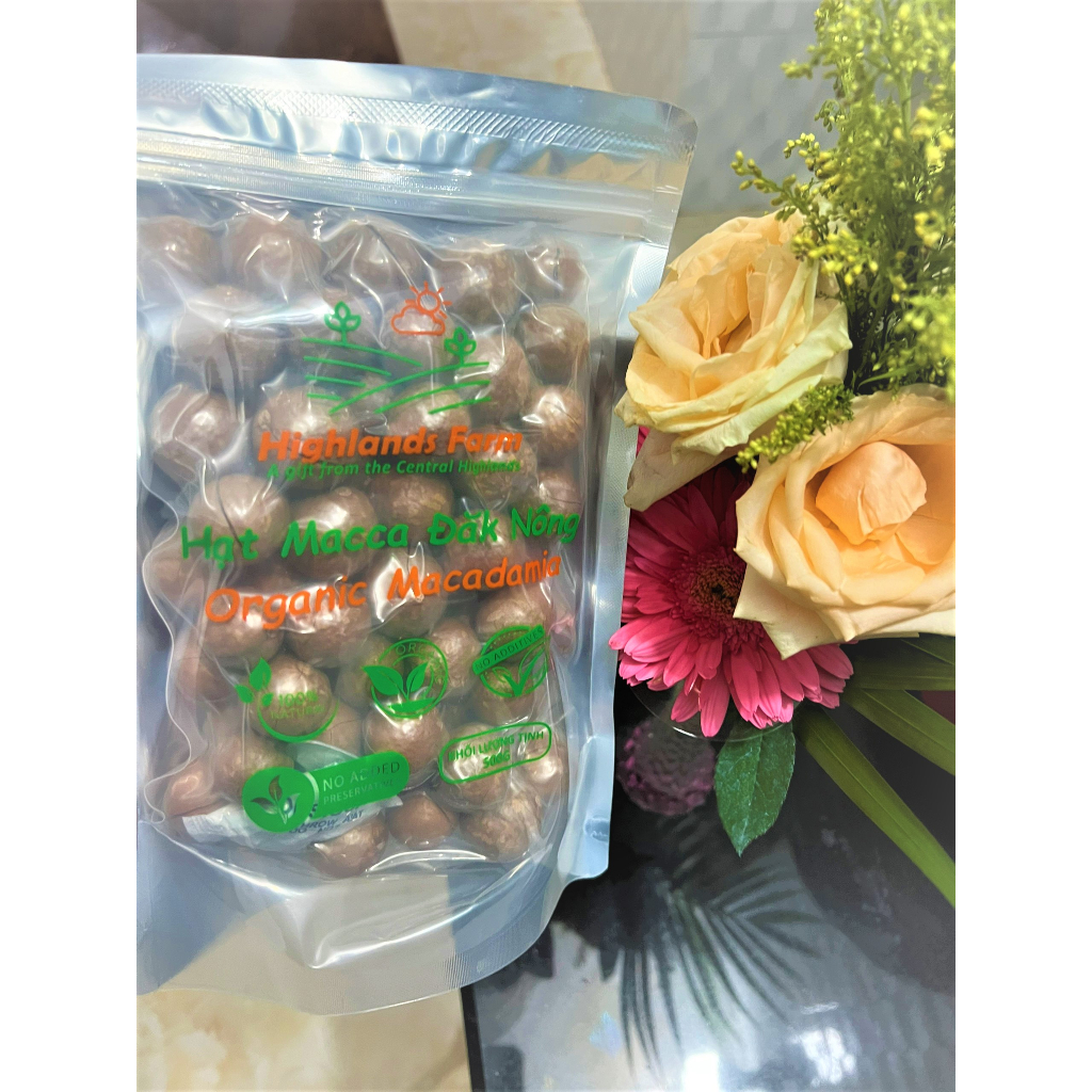 500G HẠT MACCA DINH DƯỠNG 100% TỰ NHIÊN, TRỒNG VÀ CHẾ BIẾN TẠI ĐĂK NÔNG – TÂY NGUYÊN