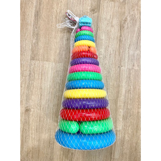 Đồ chơi tháp xếp chồng vòng tròn