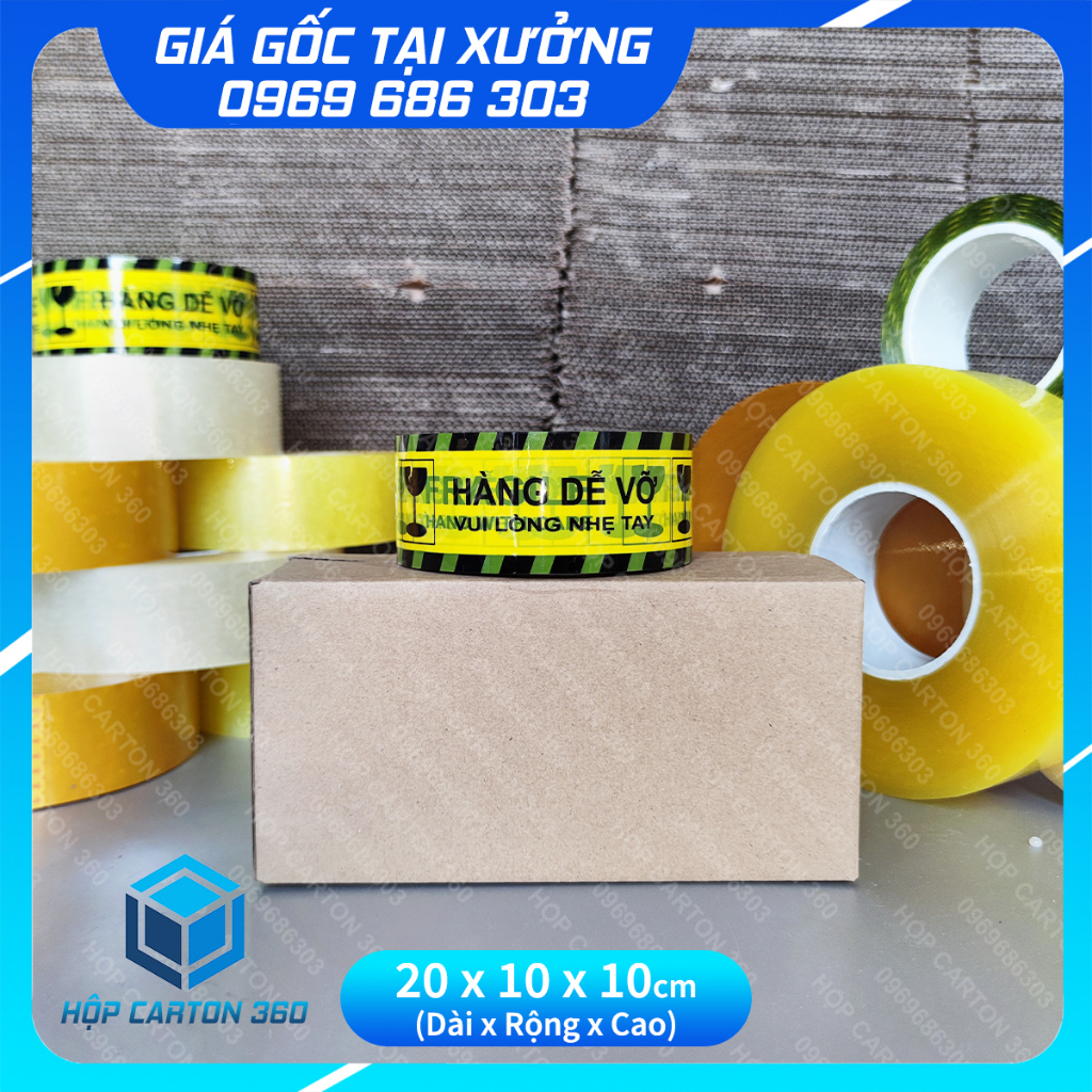 20x10x10 Hộp carton đóng hàng