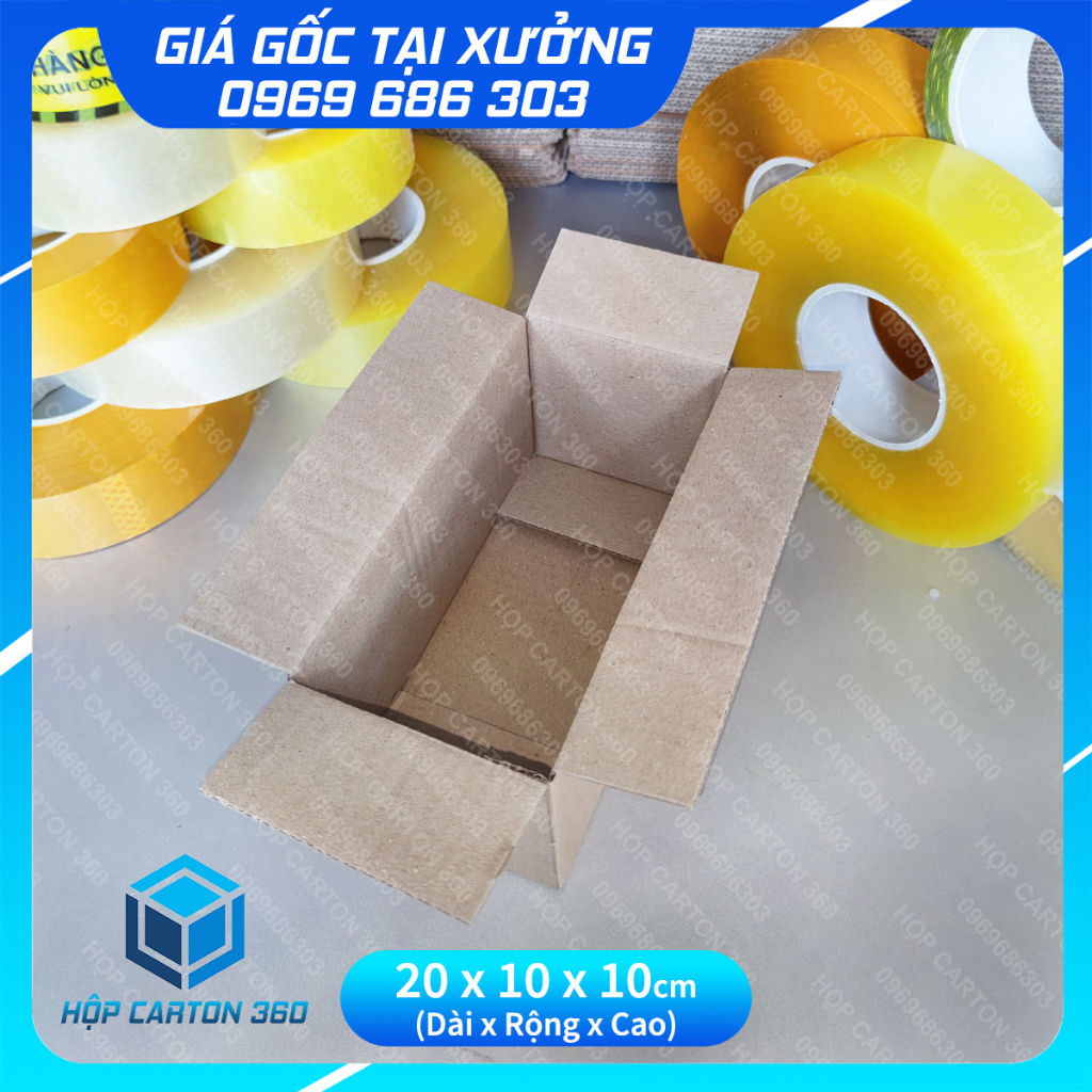 20x10x10 Hộp carton đóng hàng