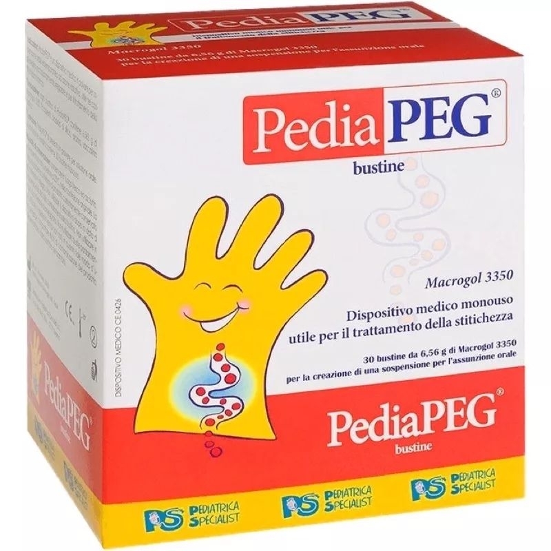 Pedia PEG Hộp 30 gói tác dụng nhuận tràng cải thiện tình trạng táo bón