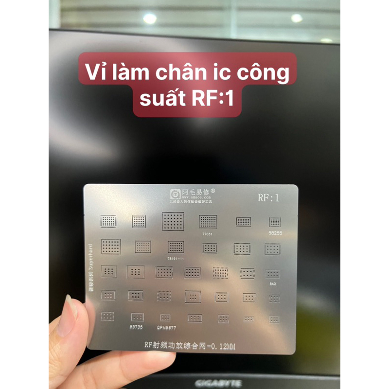 Vỉ làm chân ic công xuất RF1 và RF2 amaoe