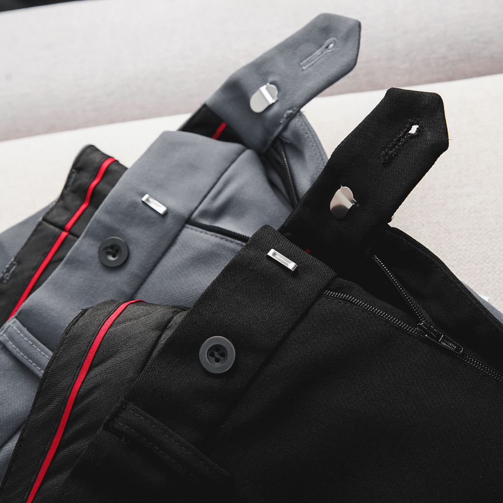 Quần tây nam ống đứng có đai chun vải tuyết mưa bigsize Size từ 80kg đến 135kg