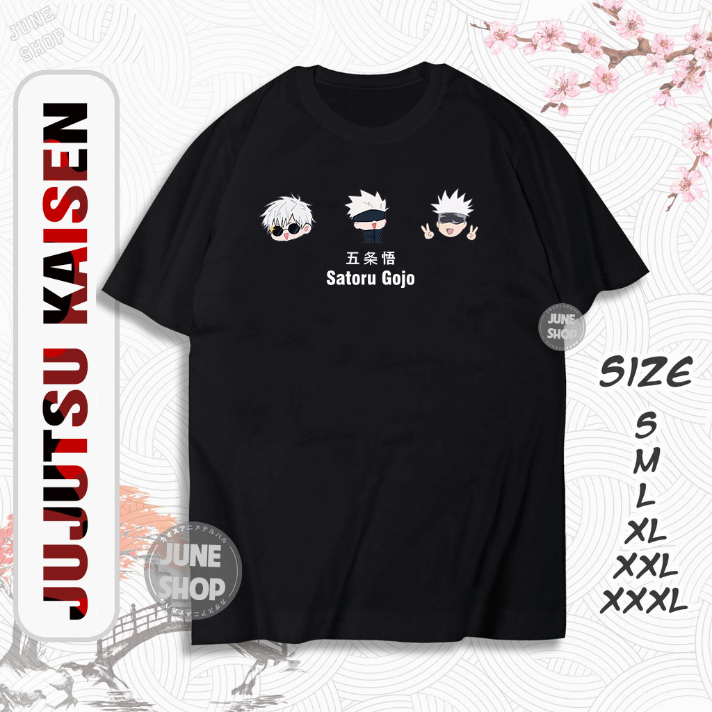 Áo Jujutsu Kaisen mẫu mới - Áo Anime hình Sukuna Gojo, Inumaki chất cotton 4 chiều