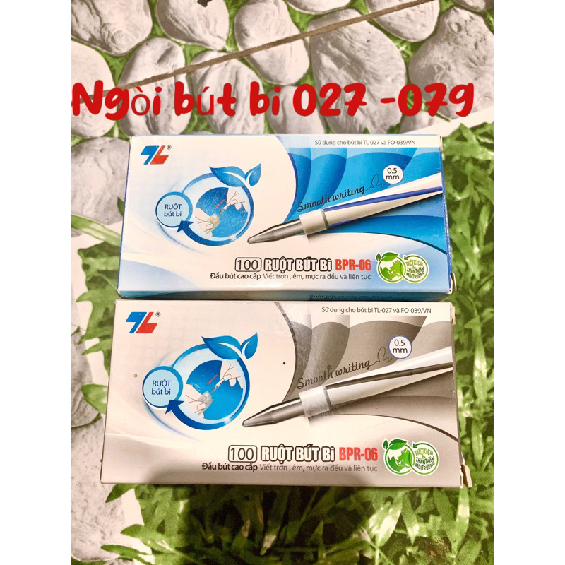 Vỉ 10 Ruột bút bi Thiên Long 027/039 0.5mm Vỉ 10 ngòi _BPR-06
