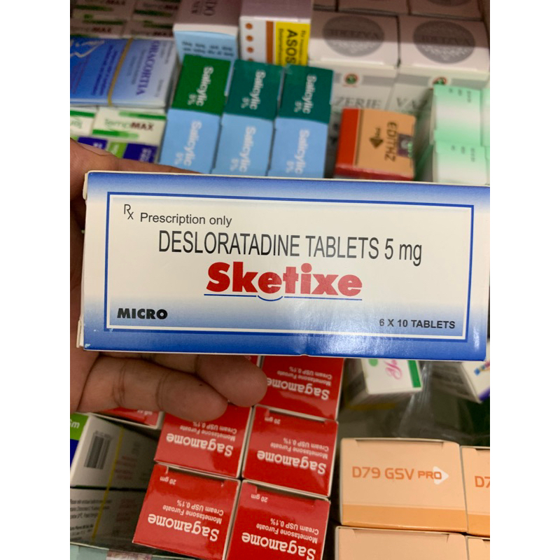 2 vỉ sketixe kháng Histamin