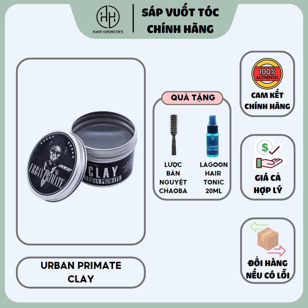 Sáp vuốt tóc Urban Primate Clay