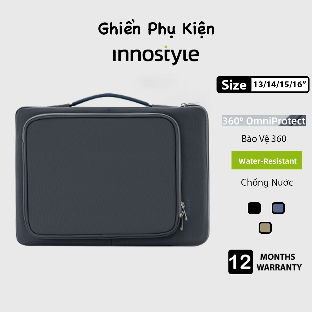 Túi Xách Chống Sốc Innostyle USA Omniprotect Carry Dành Cho Macbook Air/Pro M1/M2 13/14/16inch