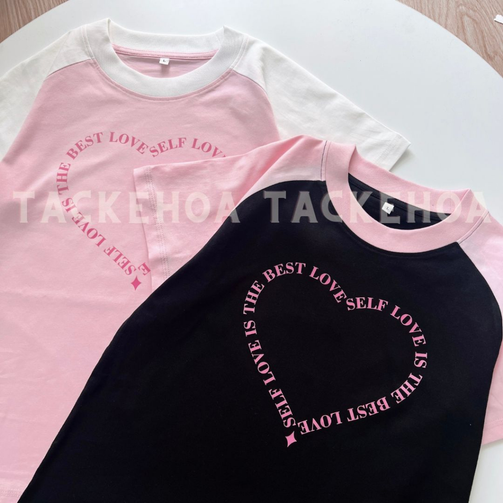 CHỮ BLACKPINK HỒNG ĐEN / CHẤT COTTON 100% / FULL BOX