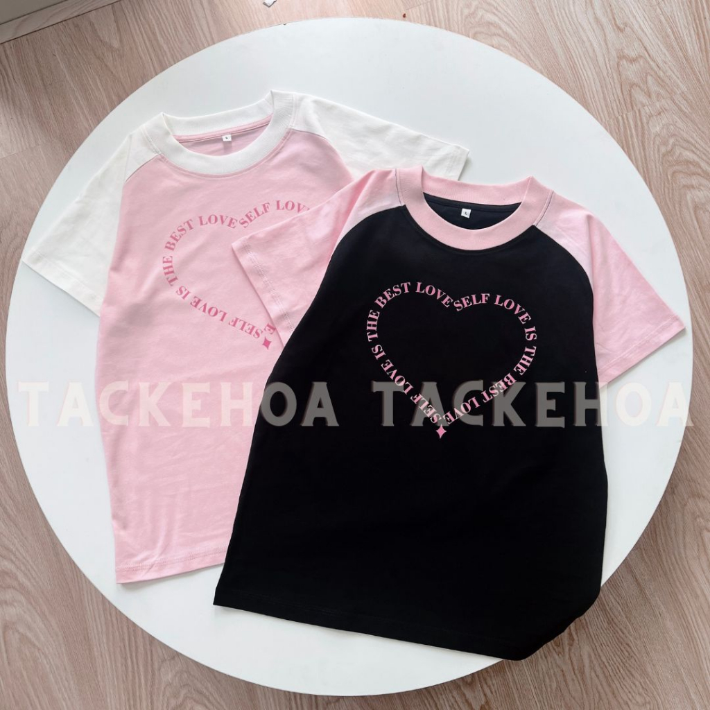 CHỮ BLACKPINK HỒNG ĐEN / CHẤT COTTON 100% / FULL BOX