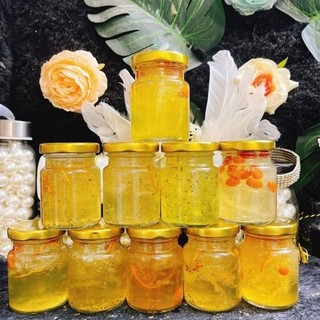 Set 10 hủ đựng nước yến, yến chưng 75ml - màu nắp ngẫu nhiên