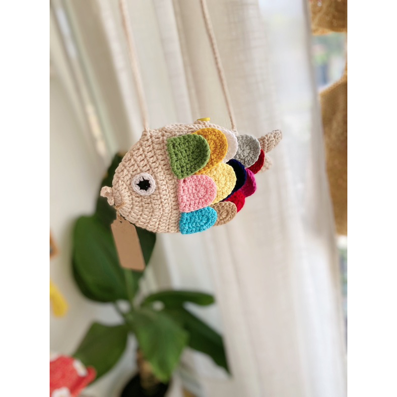 Túi cá len 🐟🐟🐟 crochet/handmade 🧶 xinh  nhà Bông