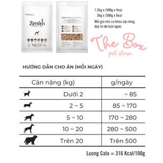 [300G - 1.2KG] Hạt Mềm Chó Con Zenith Puppy