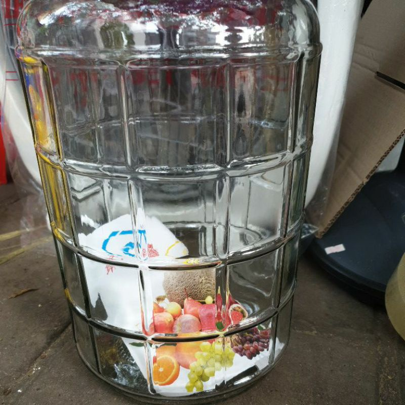 Bình Ngâm Rượu Thủy Tinh 5 Lít dày dặn có Quai Xách