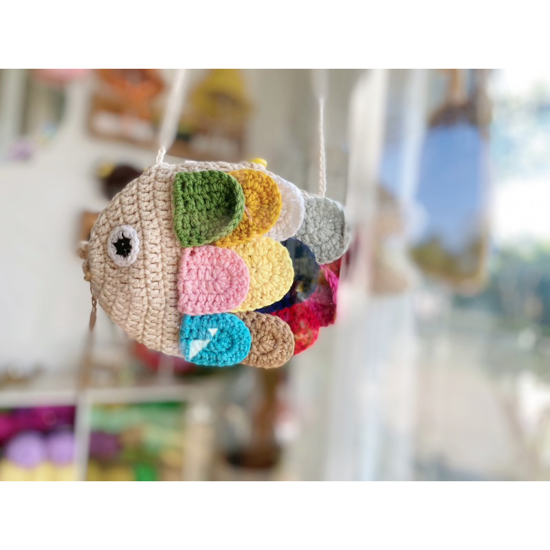 Túi cá len 🐟🐟🐟 crochet/handmade 🧶 xinh  nhà Bông