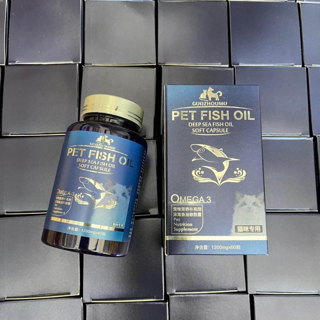 Dầu cá hồi nội địa trung 60v dành cho chó mèo