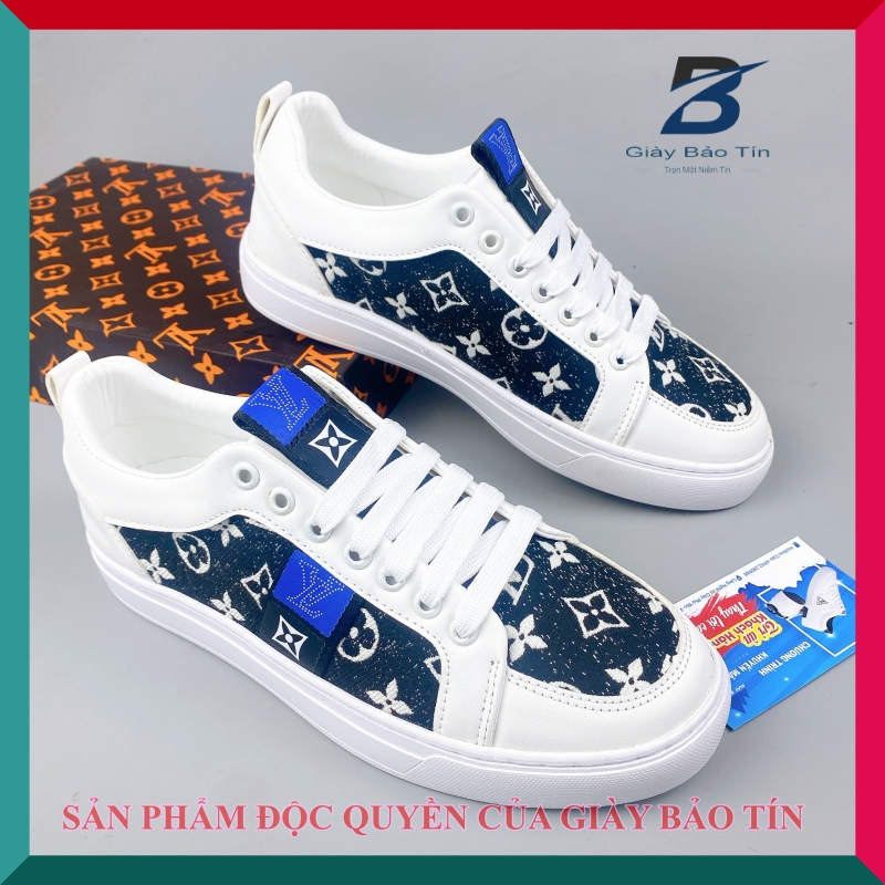 Giày nam sneaker L&V Bảo Tín 3979 Giày thể thao nam tăng chiều cao cho nam đế cao su 2 màu trẻ trung hiện đại dễ phối đồ | BigBuy360 - bigbuy360.vn