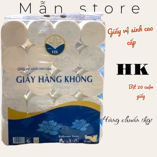 Giấy vệ sinh cao cấp - giấy hàng không hk túi to 20 cuộn