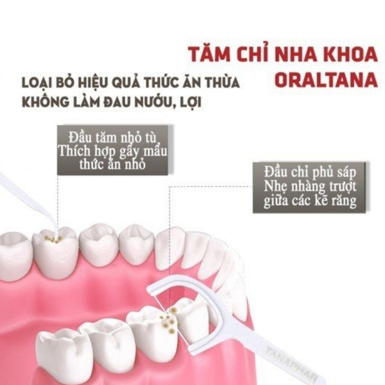 Sỉ 10 Hộp 500 Cái , Tăm Chỉ Nha Khoa Sợi Chỉ Mảnh Loại 1