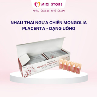 Nhau Thai Ngựa Chiến Mongolia Palcenta Hộp 30 lọ Nhật Bản