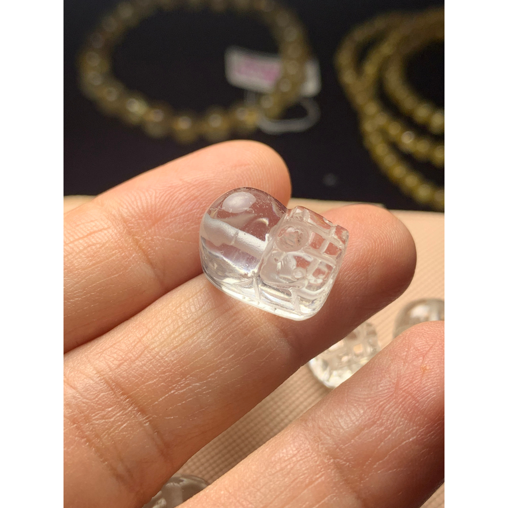 Thạch anh tỳ hưu trắng trong suốt. nhiều size.