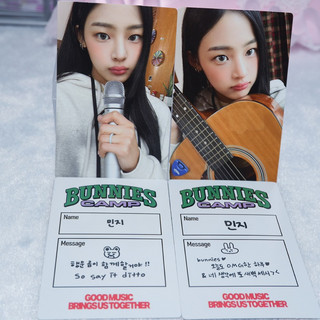 (OFFICAL) Card NewJeans Bunnies Camp