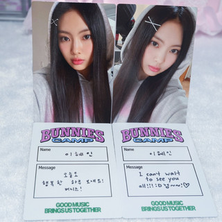 (OFFICAL) Card NewJeans Bunnies Camp