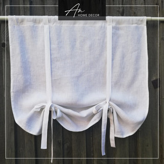 Rèm vải Linen buộc dây may theo yêu cầu