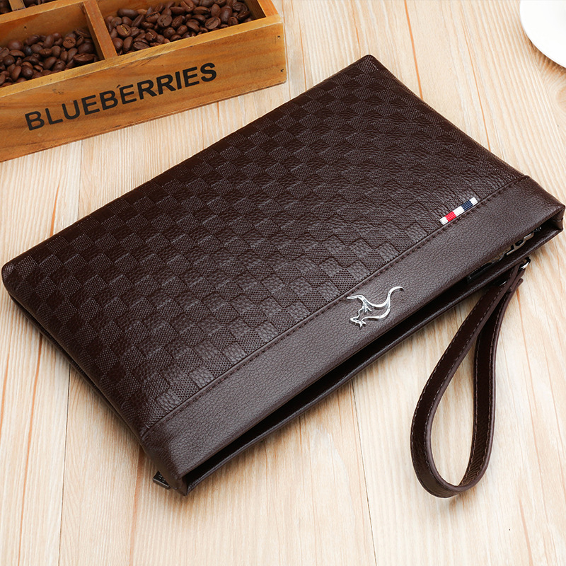 Túi Clutch Nam Công Suất Lớn, Túi Phong Bì Kẻ Sọc Túi Kẹp Thời Trang Túi Clutch Túi Điện Thoại Di Động Polka Dot