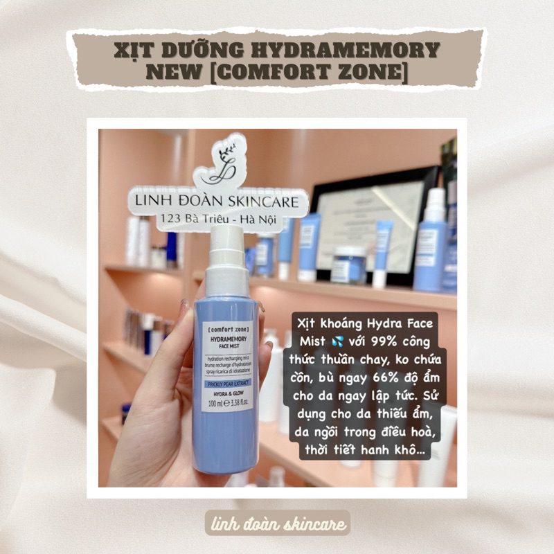 Comfort Zone Hydra Xịt dưỡng ẩm tức thì Face Mist 100ml