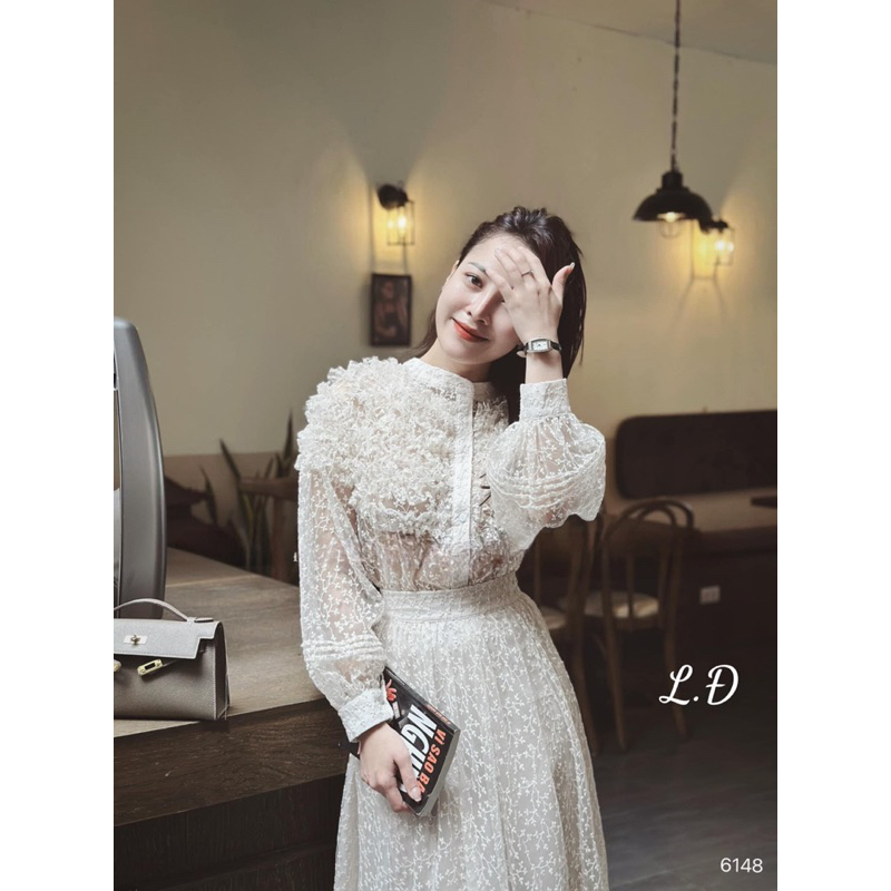 Set Ren Sơ Mi + Chân Váy