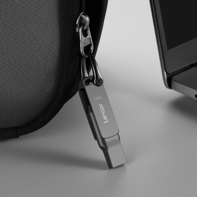 USB 3.1 32GB/ 64GB/ 128GB/ 256GB Lexar JumpDrive Dual Drive D400 Type-C/ Type-A, tốc độ đọc 130Mb/s, tương thích PC/ MAC | BigBuy360 - bigbuy360.vn