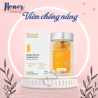 Viên Uống Chống Nắng & Dưỡng Trắng Da Murad 60 Viên Mẫu Mới 2023 (có thêm tác dụng dưỡng trắng da)