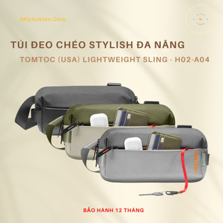 Túi đeo chéo tomtoc lightweight codura sling bag h02-a04