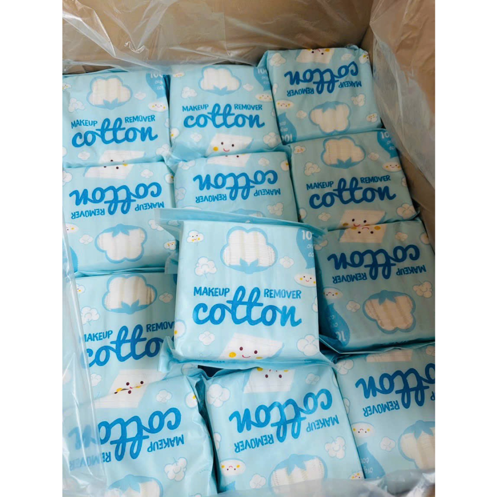 Bông Tẩy Trang LINE 100% Cotton Hàng Việt Nam Chính Hãng 210 miếng