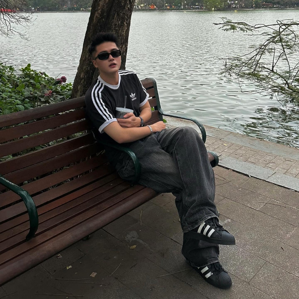 Áo thun tay ngắn adidas Adicolor Classic 3-Stripes Tee Black IA4845 Màu Đen 3 sọc Trắng | PiuPiu Authenti