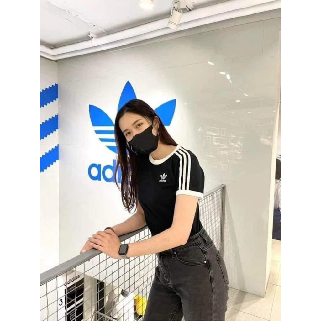 Áo thun tay ngắn adidas Adicolor Classic 3-Stripes Tee Black IA4845 Màu Đen 3 sọc Trắng | PiuPiu Authenti